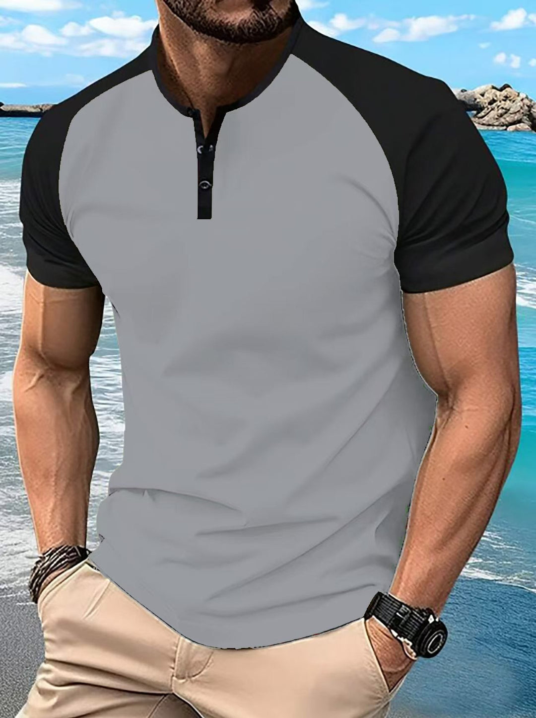 Polo henley sport