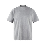 T-shirt uni gris clair, vue produit de face