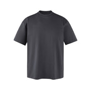 T-shirt uni gris foncé, vue produit de face
