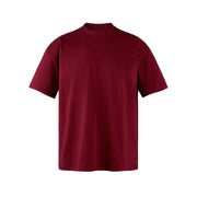 T-shirt uni bordeaux, vue produit de face