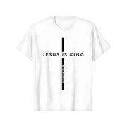 T-shirt blanc imprimé, vue produit de face