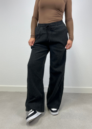 Jogging coupe droite noir