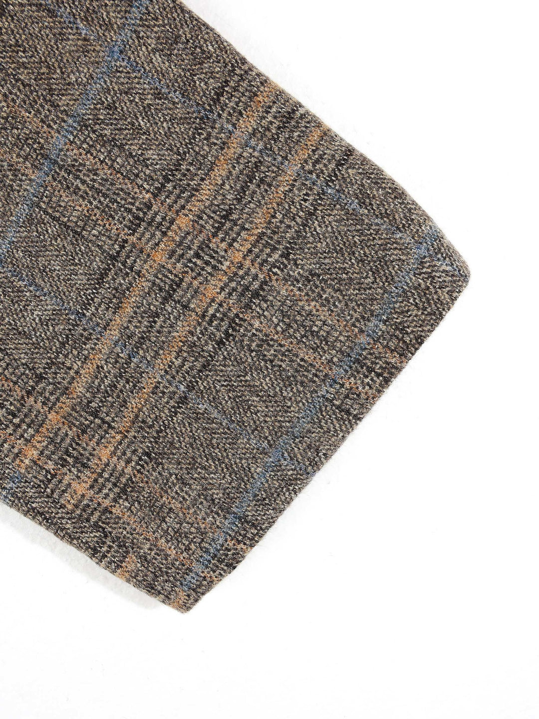 Blazer à carreaux à boutonnage simple