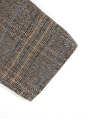 Blazer à carreaux à boutonnage simple