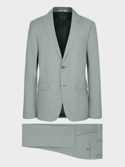 Costume 2 pièces vert d'eau — pièce isolée, veste et pantalon