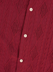Chemise texturée trois coloris