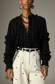 Blouse à dentelle