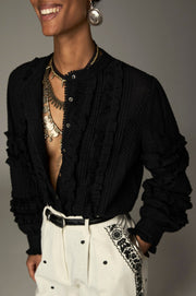 Blouse à dentelle