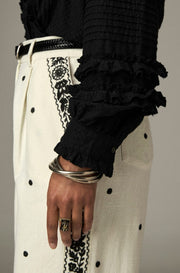 Blouse à dentelle
