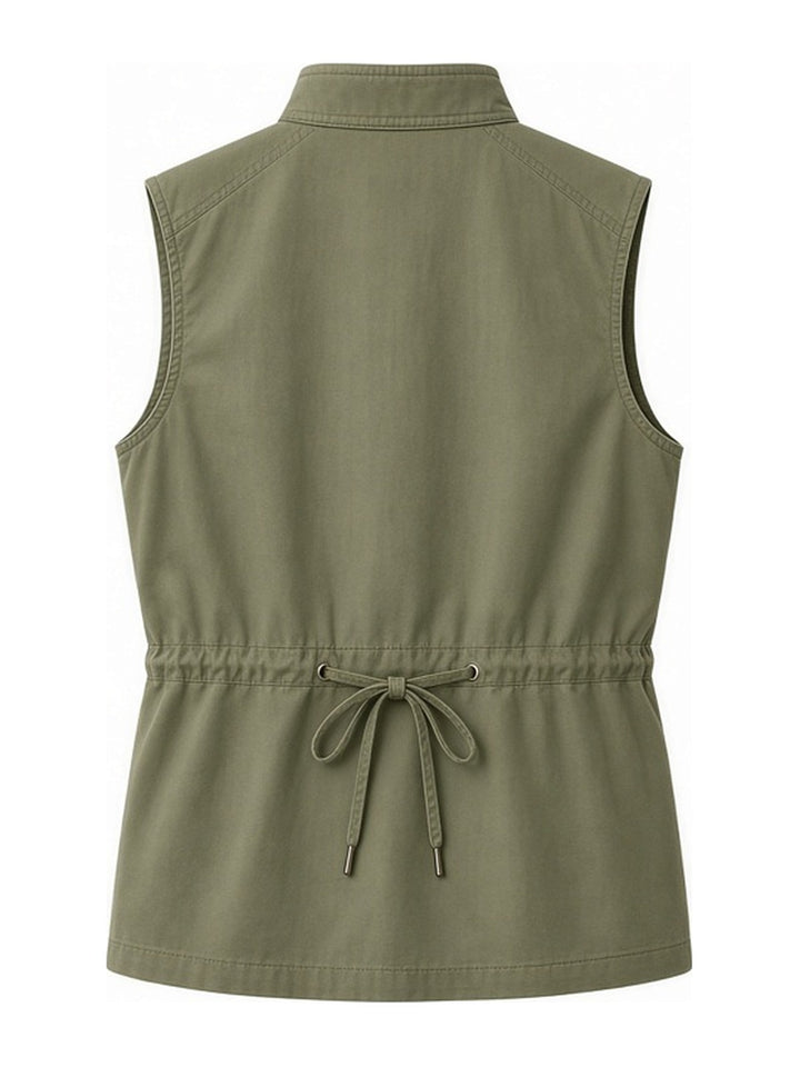 Gilet utilitaire à taille ajustable, vue de dos