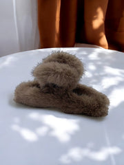 Pince à cheveux fourrure