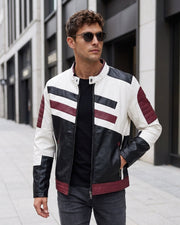 Veste col montant poches zip