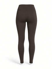 Legging sculptant brun foncé, pièce seule, vue de dos