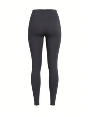 Legging sculptant gris foncé, pièce seule, vue de dos