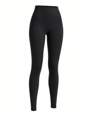 Legging sculptant noir, pièce seule, vue de face