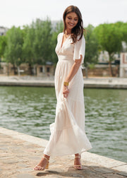 Robe ivoire Sienna