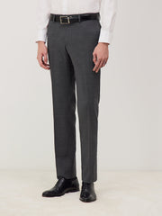Pantalon gris — vue de face. Soniel Paris.