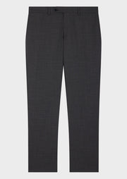 Pantalon gris — vue de dos. Soniel Paris.