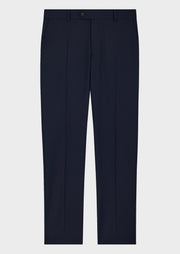 Pantalon coupe droite bleu marine — pièce isolée, vue de face