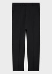 Pantalon regular noir — pièce isolée, vue de face