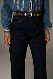 Pantalon droit taille haute