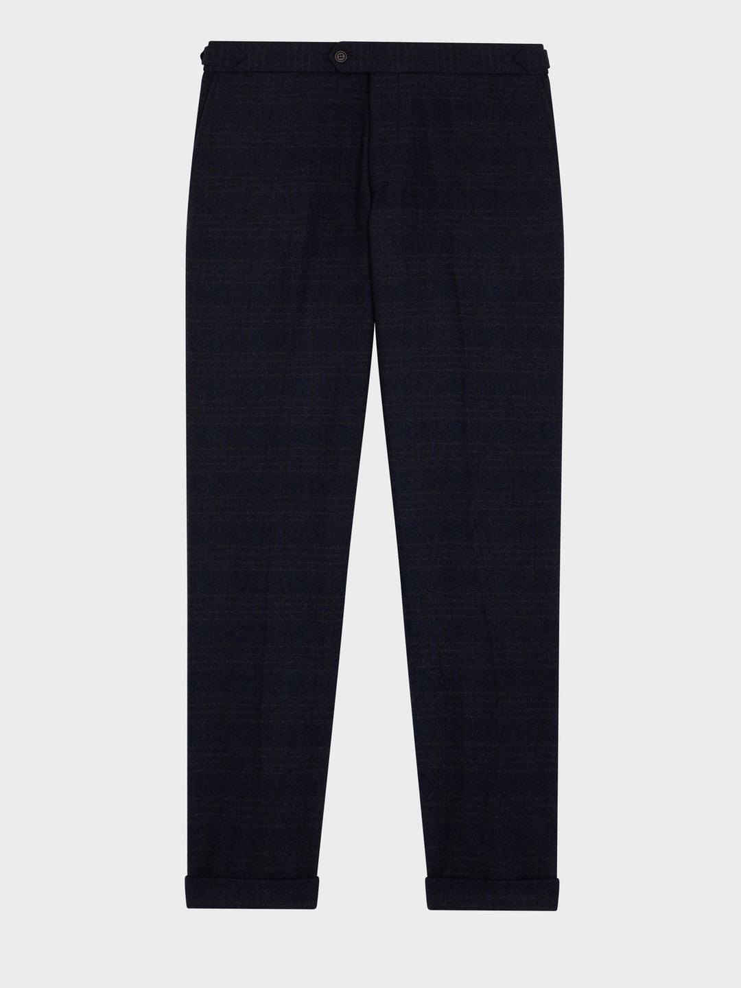 Pantalon indigo prince de Galles — vue à plat