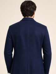 Blazer regular bleu marine — vue de dos