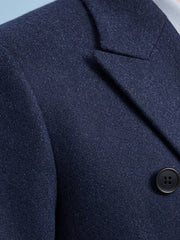 Blazer regular bleu marine — détail