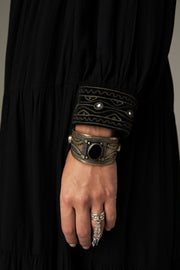 Robe longue brodée