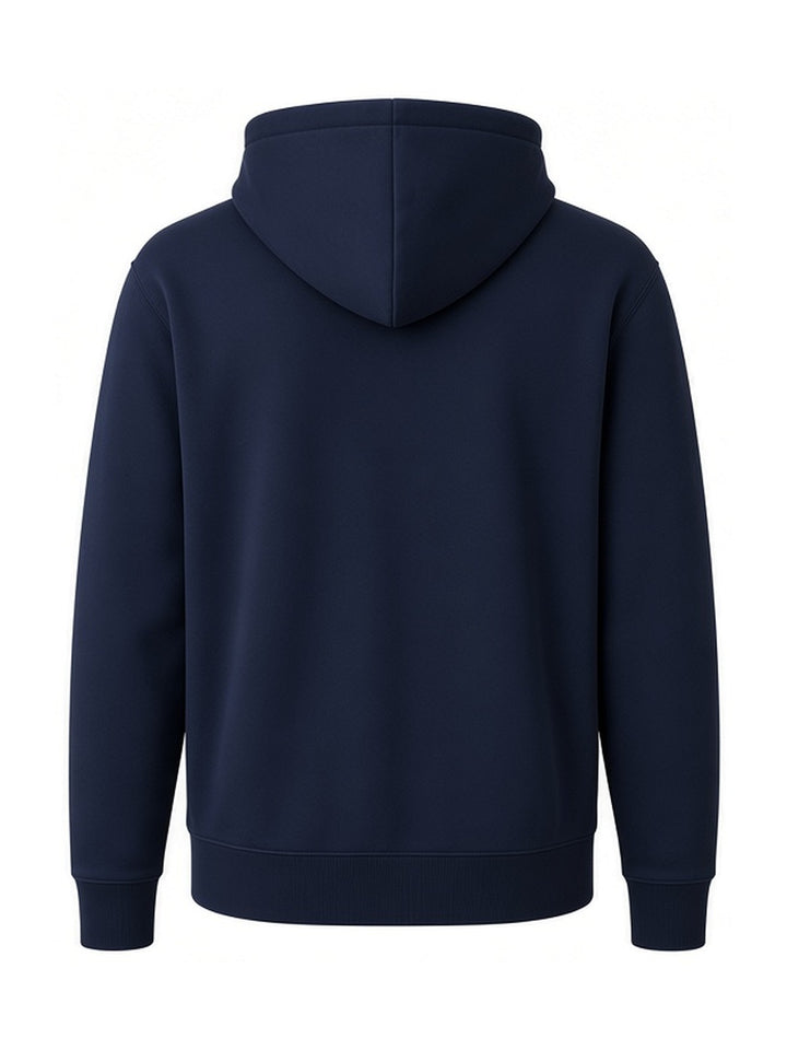 Sweat à capuche zippé — gros plan du tissu