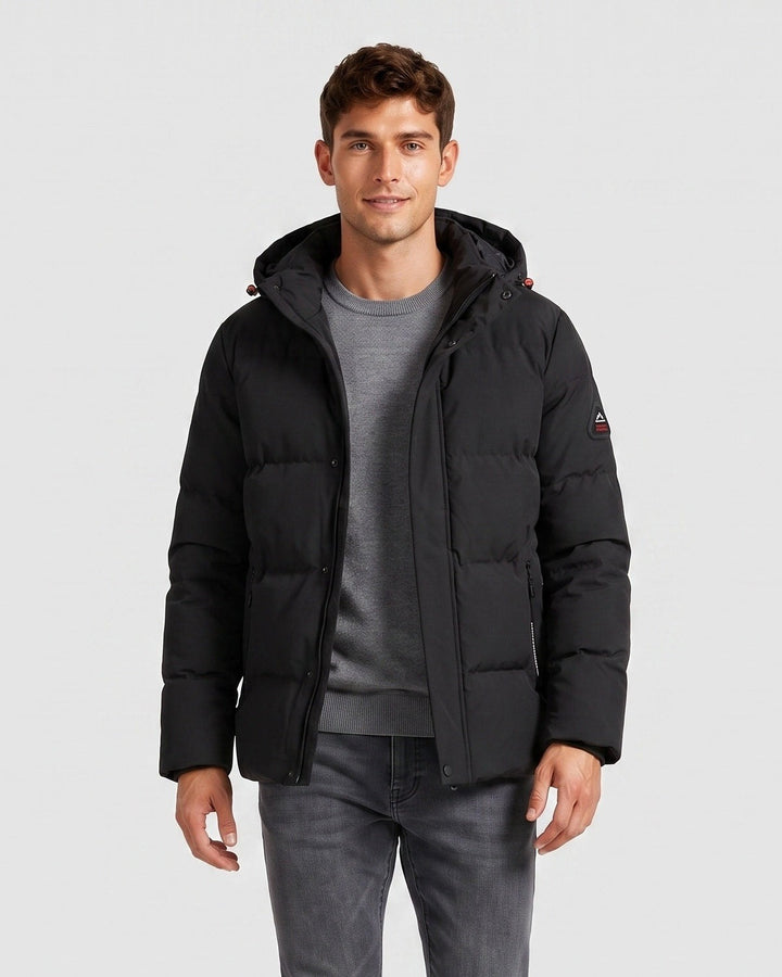 Veste capuche panneaux