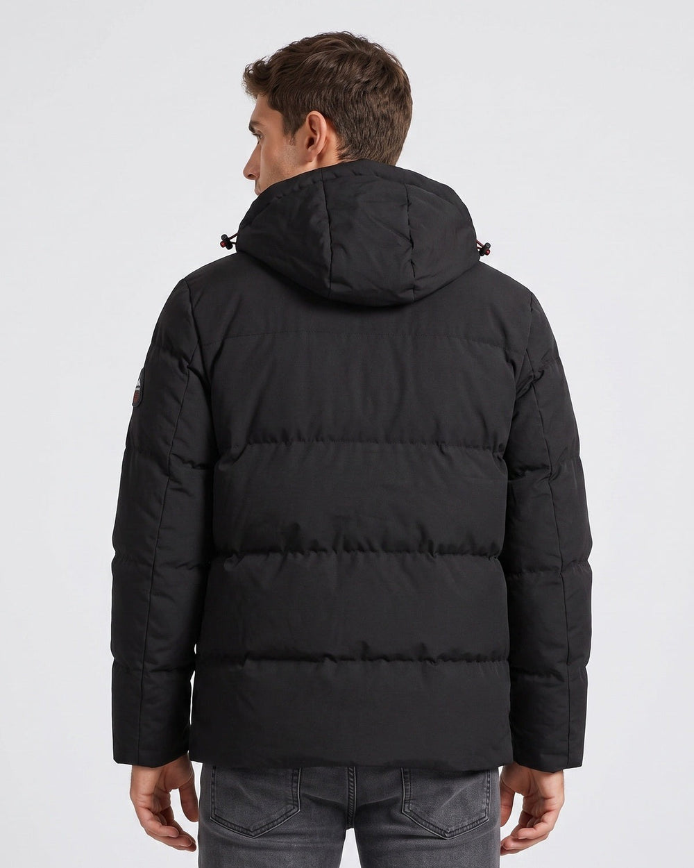 Veste capuche panneaux