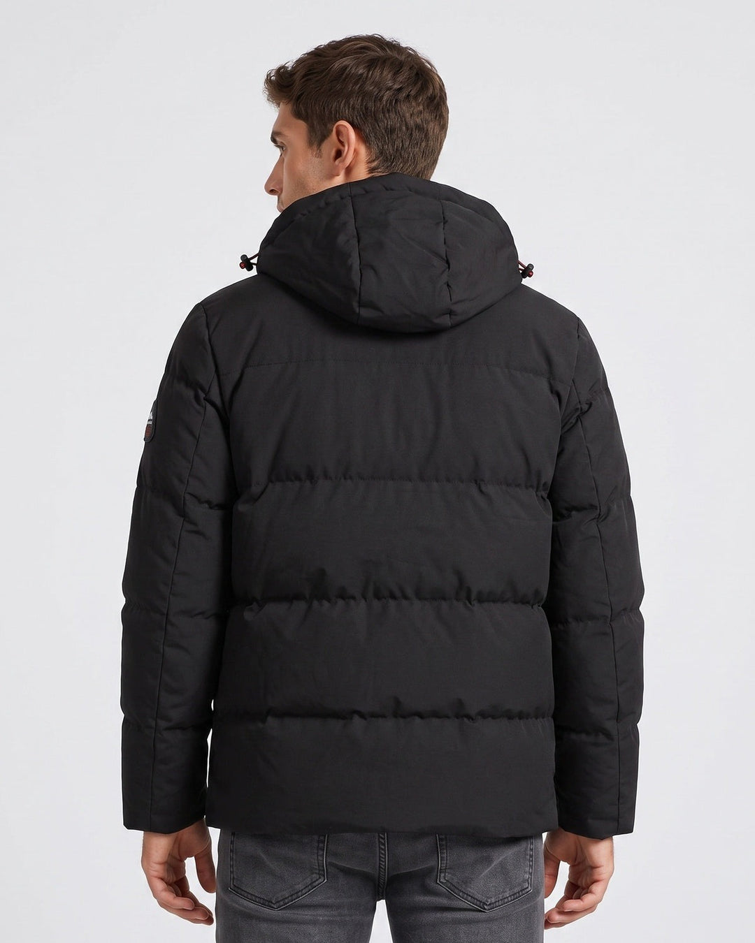 Veste capuche panneaux