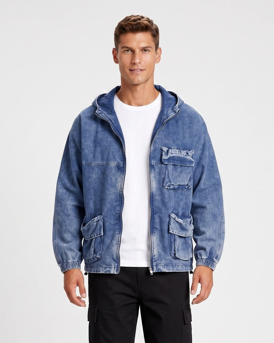 Veste à capuche et poches