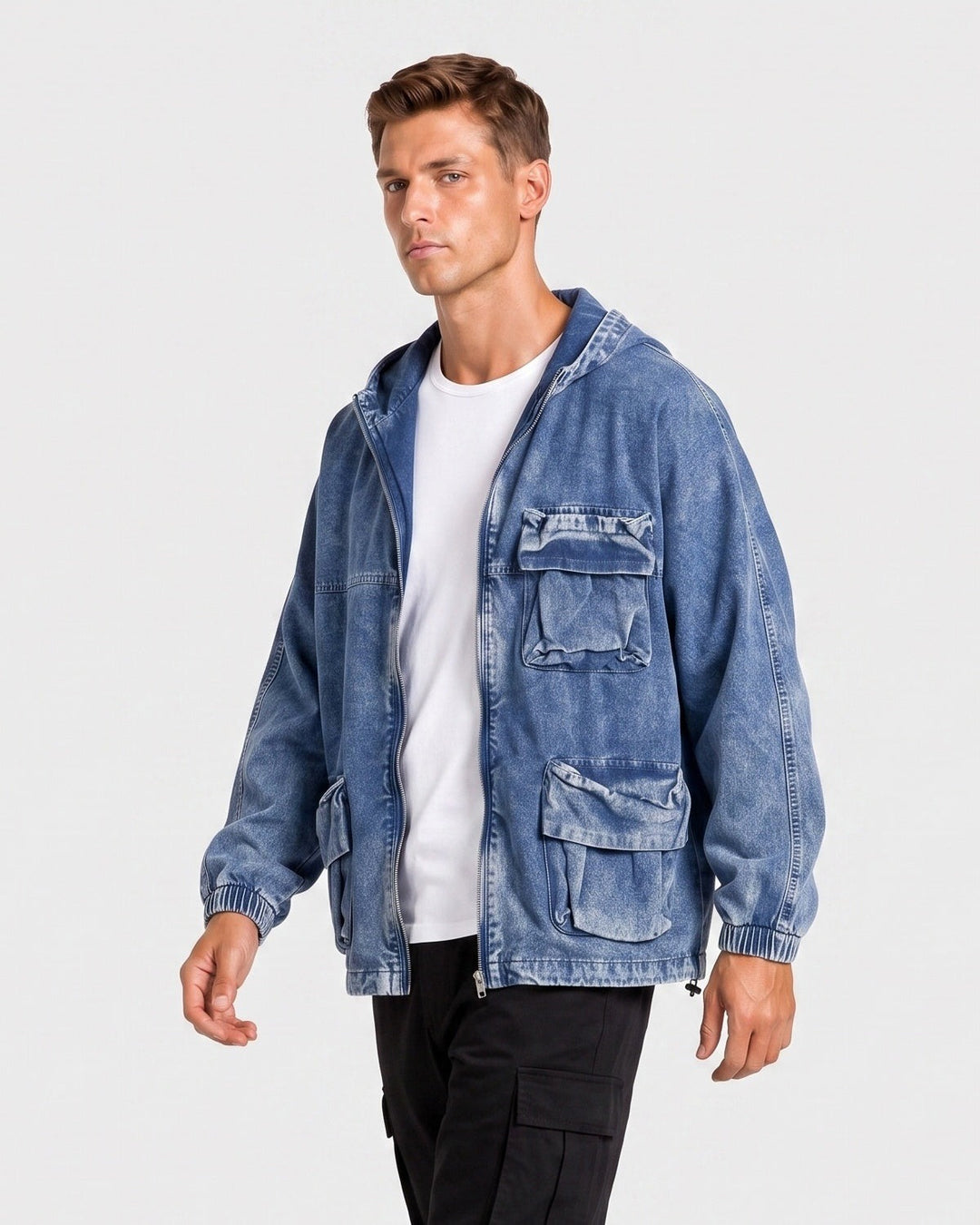 Veste à capuche et poches