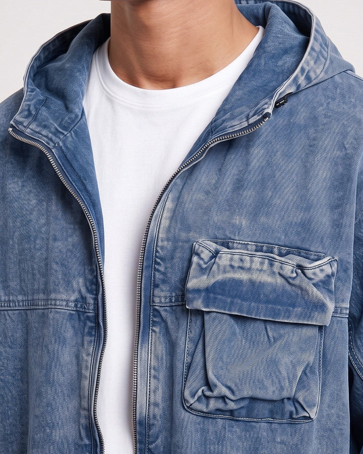 Veste à capuche et poches