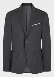Veste de costume grise — vue alternative. Soniel Paris.