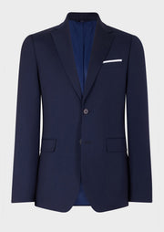Veste de costume bleu marine, vue de face