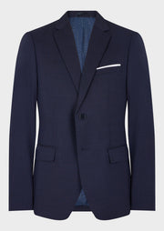 Veste de costume bleu marine, vue de face