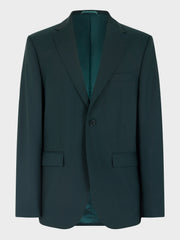 Veste de costume vert bouteille, vue de face