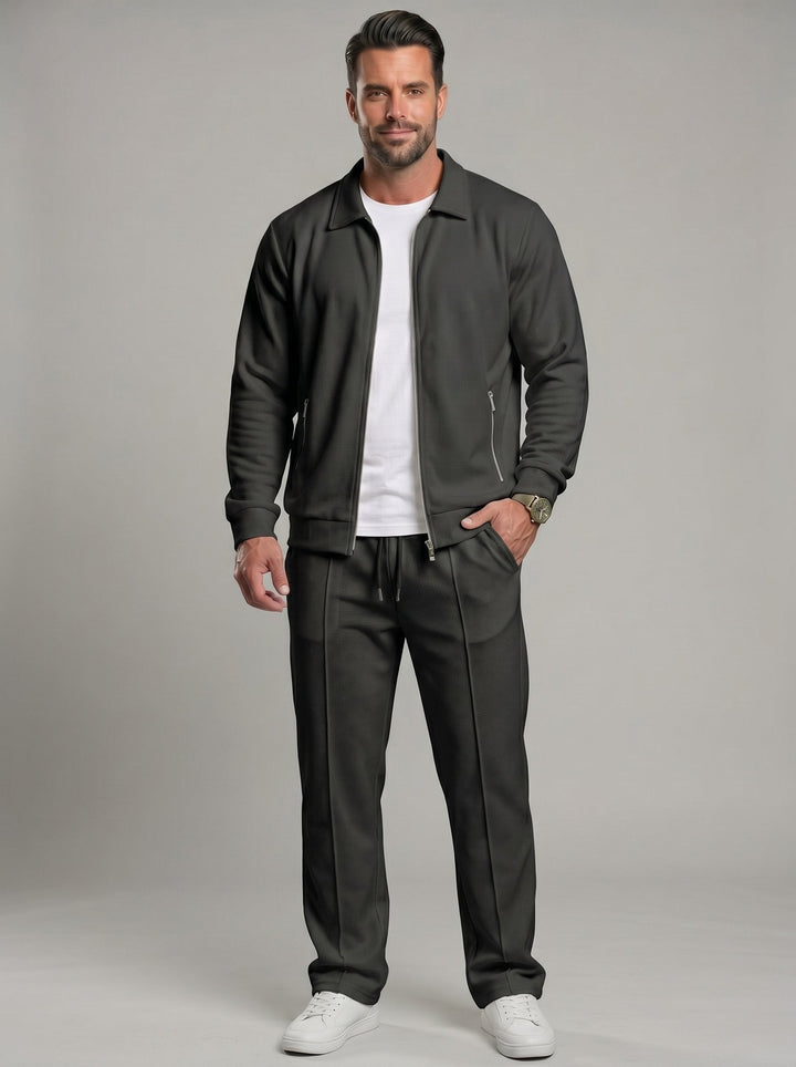Veste zippée à ligne épurée